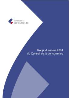 58706-Couverture.indd,Rapport annuel 2004 du Conseil de la concurrence, 58706-Couverture.indd, Rapport annuel 2004 du Conseil de la concurrence