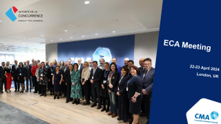 Participants of the ECA Meeting - picture from Sarah Cardell's LinkedIn (Chief Executive Officer at Competition and Markets Authority)