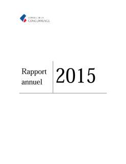 Rapport annuel,Rapport annuel 2015, Rapport annuel, Rapport annuel 2015