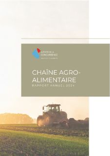 Chaîne agro-alimentaire - Rapport annuel 2024