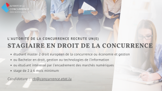 Annonce - Stagiaire droit de la concurrence