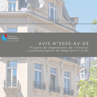 Avis 2025-AV-03 - Projet de réglements de l'ILR