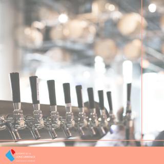 Tireuses à bière dans un restaurant